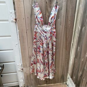 Vanessa Mooney the Venus midi silk dress size XS